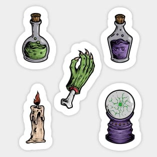 halloween items 2 Sticker